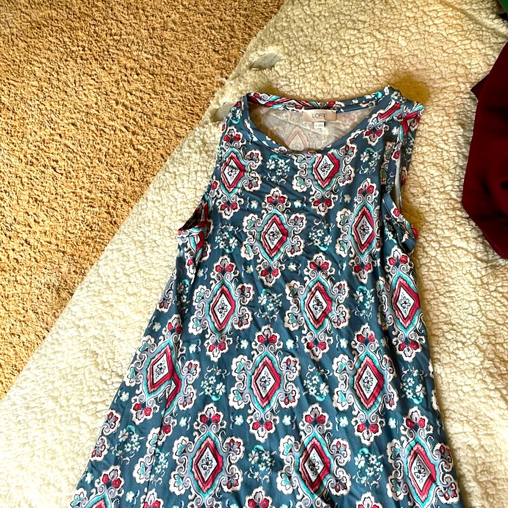 Lightweight summer dress multicolored and designs